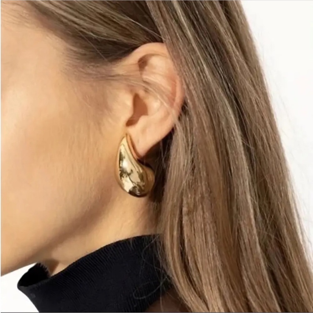 Large Drop Gold Filled Earrings